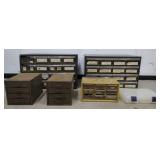 (Q) Lot of Small Parts Cabinets of Various Size