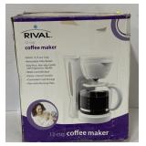 (R) Rival Model RV-076 12 Cup Coffee Maker