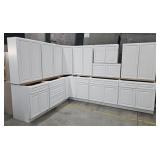 (WE) Newport White Kitchen SetSolid Wood