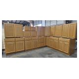 (WE) Regal Oak Kitchen SetSolid Wood Premium