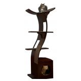 (R) The Refined Feline Lotus 69in Cat Tower in