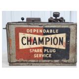 Vintage Champion Spark Plug Service Machine