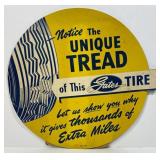 Vintage Gates Tires Sign Measures approximately