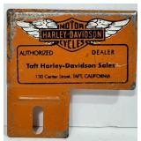 Harley-Davidson Dealer Metal License Plate Topper