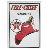 SST Texaco Fire-Chief Gasoline Advertising Sign