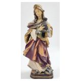 Oberammergau Holzschnitzerei Wood Saint Figurine