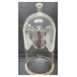 Vintage Large Pyrex Cloche Bell Jar With Knob
