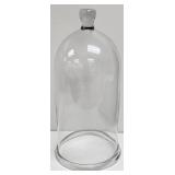 Antique Very Cloche Bell Jar With Knob