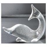 FN Ronneby Swedish Art Glass Dolphin