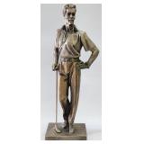 1997 Austin Male Golfer Standing Sculpture