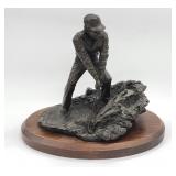 Aus-Ben Studios Water Works Bronze Golf Sculpture