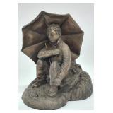 "Waterproof" Cold-Cast Bronze Golf Sculpture