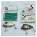 Vintage Pico Perch & Swimmin Minnow Fishing Lures