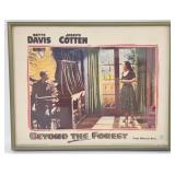 Framed 1949 "Beyond The Forest" Lobby Card #3