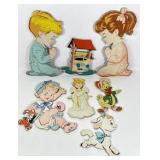 Lot Of Vintage 1950s Mother Goose Pin-Ups Fairy