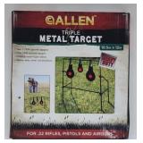 Gallen .22 Cal. Triple Metal Target New In Box