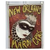 1981 New Orleans Mardi Gras Luttrell Art Poster