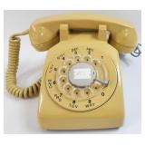 1981 ITT Harvest Gold Desk Phone Model 500
