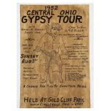 1952 Gypsy Tour Motorcycle PosterMeasures