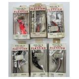 Lot Of Vintage Helins Flatfish Fishing Lures In