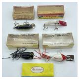 Lot Of Vintage Fishing Lures In Boxes / Includes