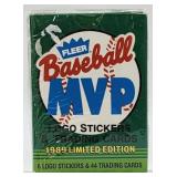 1989 Fleer Baseball MVP Complete Sealed Set