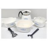 Lot Of Vintage Pyrex Cornflower Blue Items