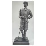 Austin "Woodland Tee" Bronze Finish Golf Sculpture