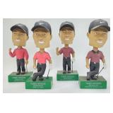 (4) 2000 Upper Deck Tiger Woods Bobbleheads