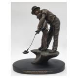 Big Sky Carvers Bronze Finish Golf Sculpture