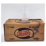 (12) Vintage Pepsi-Cola 7-Ounce Glasses In Box