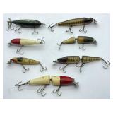 Lot Of Antique Glass Eye Fishing Lures