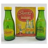 Vintage Squirt Bottle Salt & Pepper Shakers In Box