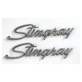 (2) 1969-73 Corvette "Stingray" Fender Emblems