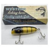 Vintage Western Auto Store Glass Eyed Fishing