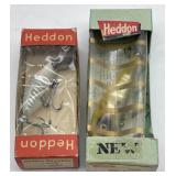 Lot Of 2 Vintage Heddon Fishing Lures In Boxes /