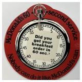 Vintage 1975 McDonalds 60 Second Breakfast Double