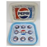 Pair Of Vintage Pepsi-Cola Metal Trays