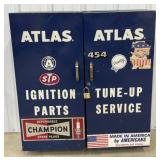 Vintage Atlas Ignition Parts Advertising Shop