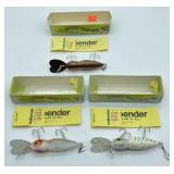 Lot Of 3 Vintage Hellbender Whopper Stopper