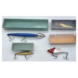 Lot of Vintage Rapala Fishing Lures In Boxes