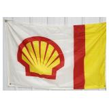 Vintage Shell Oil 38" x 54" Flag