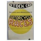 Stock Car & Motorcycle Races PosterMeasures