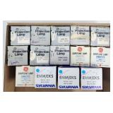 (14) GE & Sylvania EMM/EKS Projection Lamps