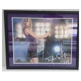 Framed Taylor Swift Lei Clothing Advertising Photo