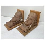 Set Of Ornate Architectural Figural Corbels