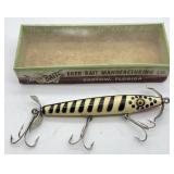 Vintage Eger Bait Co. Dillinger Fishing Lure In
