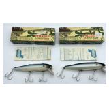 (2) Pflueger Blue Mustang Fishing Lure In