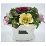 Aynsley England June Rose Porcelain Flowers