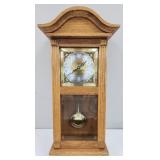 Ansonia "Gold Medallion" Oak Wall Clock